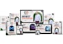 design 3d ecover mockup bundle,ebook,product box, cd, phone for an online course